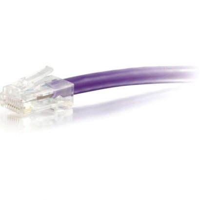 C2G 100 ft Cat5e Non Booted UTP Unshielded Network Patch Cable - Purple 00605