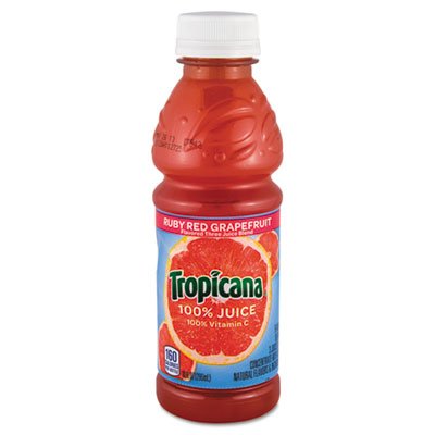 30109 100% Juice, Ruby Red Grapefruit, 10oz Bottle, 24/Carton QKR57161