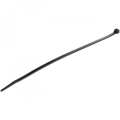 StarTech.com 100 Pack 10" Cable Ties - Black Extra Large Nylon/Plastic Zip Tie CBMZT10B