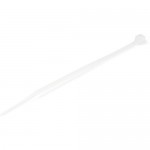 StarTech.com 100 Pack 4" Cable Ties - White Small Nylon/Plastic Zip Tie CBMZT4N