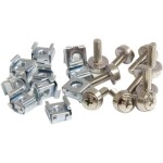 StarTech.com 100 Pkg M5 Mounting Screws and Cage Nuts for Server Rack Cabinet CABSCREWM52