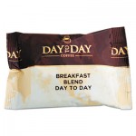 Day to Day Coffee 100% Pure Coffee, Breakfast Blend, 1.5 oz Pack, 42 Packs/Carton PCO23003