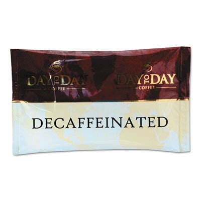 Day to Day Coffee 100% Pure Coffee, Decaffeinated, 1.5 oz Pack, 42 Packs/Carton PCO23004