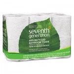 13733 100% Recycled Bathroom Tissue, 2-Ply, White, 300 Sheets/Roll, 12/Pack SEV13733PK