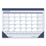 House of Doolittle 100% Recycled Contempo Desk Pad Calendar, 22 x 17, Blue, 2021 HOD151