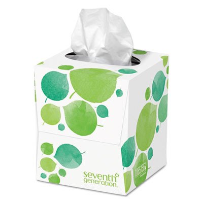 36FT85 100% Recycled Facial Tissue, 2-Ply, 85/Box SEV13719EA