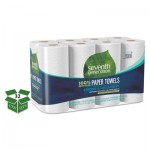 Seventh Generation 13739 100% Recycled Paper Kitchen Towel Rolls, 2-Ply, 11 x 5.4 Sheets, 156 Sheets/RL, 32RL