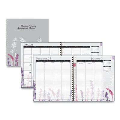 House of Doolittle 2956-74 100% Recycled Wild Flower Monthly Weekly Planner, 9 x 7, Wild Flowers, 2021 HOD295674