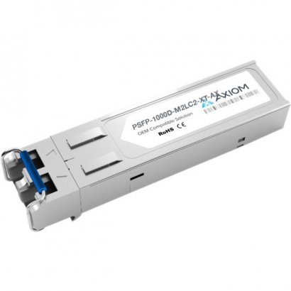 Axiom 1000BASE-LX Ind. Temp SFP Transceiver for Perle - PSFP-1000D-M2LC2-XT PSFP-1000D-M2LC2-XT-AX