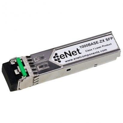 eNet 1000BASE-ZX SFP 1550nm 70km SMF Transceiver LC Connector 100% HP Compatible J4860C-ENC