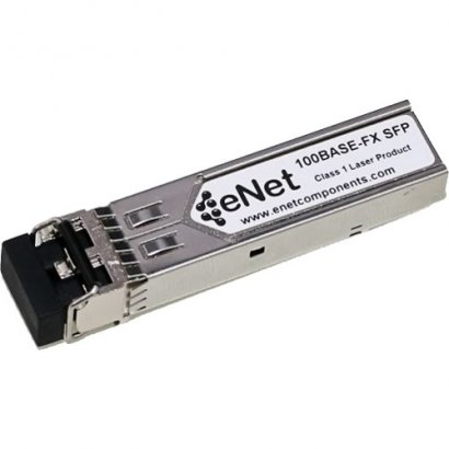 ENET 100BASE-FX SFP 1310nm 2km MMF Transceiver LC Connector 100% Foundry Compatible E1MG-100FX-ENC