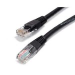 StarTech 100ft Black Cat6 UTP Patch Cable ETL Verified C6PATCH100BK