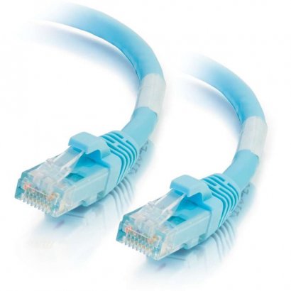 C2G 100ft Cat6a Snagless Unshielded (UTP) Network Patch Ethernet Cable-Aqua 50875