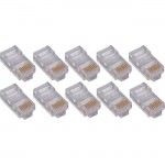4XEM 100PK Cat5e RJ45 Ethernet Plugs/Connectors 4X100PKC5E