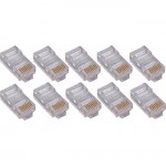 4XEM 100PK Cat5e RJ45 Ethernet Plugs/Connectors 4X100PKC5E