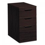 HON 10500 Series Box/Box/File Mobile Pedestal, 15 3/4w x 22 3/4d x 28h, Mahogany HON105102NN