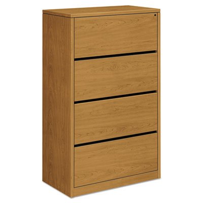 HON 10500 Series Four-Drawer Lateral File, 36w x 20d x 59-1/8h, Harvest HON10516CC