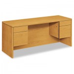 HON 10500 Series Kneespace Credenza With 3/4-Height Pedestals, 60w x 24d, Harvest HON10565CC