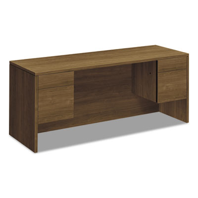 HON HON10543PINC 10500 Series Kneespace Credenza With 3/4-Height Pedestals, 72w x 24d, Pinnacle HON10543PINC