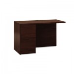 HON 10500 Series L Workstation Return, Full-Height Left Ped, 48w x 24d, Mahogany HON105906LNN