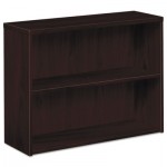 HON H105532.NN 10500 Series Laminate Bookcase, Two-Shelf, 36w x 13-1/8d x 29-5/8h, Mahogany HON105532NN