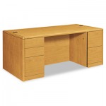 HON 10700 Double Pedestal Desk w/Full Height Pedestals, 72w x 36d x 29 1/2h, Harvest HON10799CC