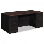 HON 10700 Double Pedestal Desk with Full Pedestals, 72w x 36d x 29 1/2h, Mahogany HON10799NN
