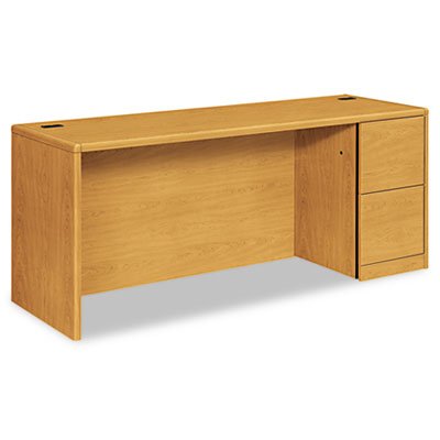 HON 10700 Series Right Pedestal Credenza, 72w x 24d x 29 1/2h, Harvest HON10707RCC