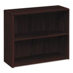 HON H10752.NN 10700 Series Wood Bookcase, Two Shelf, 36w x 13 1/8d x 29 5/8h, Mahogany HON10752NN