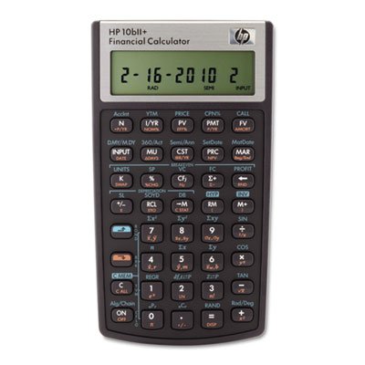 NW239AA#ABA 10bII+ Financial Calculator, 12-Digit LCD HEW2716570