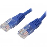 StarTech 10ft Blue Molded Cat5e UTP Patch Cable M45PATCH10BL