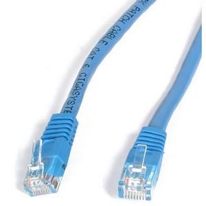 StarTech 10ft Blue Molded Cat6 UTP Patch Cable ETL Verified C6PATCH10BL