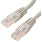 4XEM 10FT Cat6 Molded RJ45 UTP Ethernet Patch Cable (Gray) 4XC6PATCH10GR