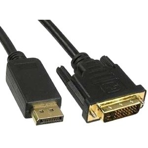 Unirise 10ft DVI-Digital Dual link to Displayport, Male - Male DVIDP-10F-MM