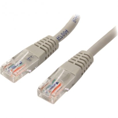 StarTech 10ft Gray Molded Cat5e UTP Patch Cable M45PATCH10GR