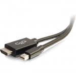 C2G 10ft Mini DisplayPort to HD Adapter Cable - Black - TAA 54422