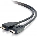 10ft USB 3.0 USB-C to USB-Micro B Cable M/M - Black 28864