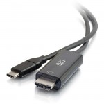 C2G 10ft USB-C to HDMI Audio/Video Adapter Cable - 4K 60Hz - M/M 26896
