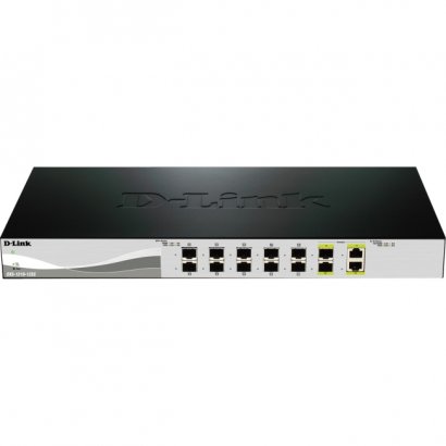 D-Link 10G Smart Switch with 10-port 10G SFP+ and 2-port 10GBASE-T/SFP+ Combo Port DXS-1210