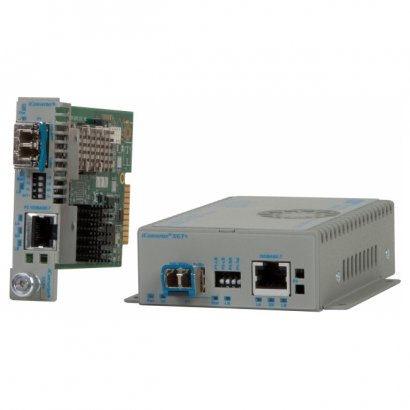 Omnitron 10GBASE-T Ethernet Media Converter 8589N-0-D