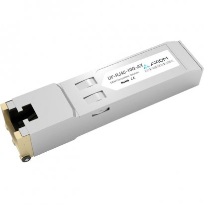 Axiom 10GBASE-T SFP+ Transceiver for Ubiquiti UF-RJ45-10G-AX