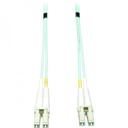 Tripp Lite 10M (33-ft.) 10Gb Duplex MMF 50/125 OM3 LSZH Patch Cable, (LC/LC) - Aqua N820-10M