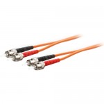 AddOn 10m Multi-Mode Fiber (MMF) Duplex ST/ST OM1 Orange Patch Cable ADD-ST-ST-10M6MMF