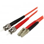 StarTech 10m Multimode 50/125 Duplex Fiber Patch Cable LC - ST 50FIBLCST10