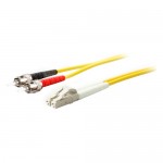 10m Single-Mode fiber (SMF) Duplex ST/LC OS1 Yellow Patch Cable ADD-ST-LC-10M9SMF