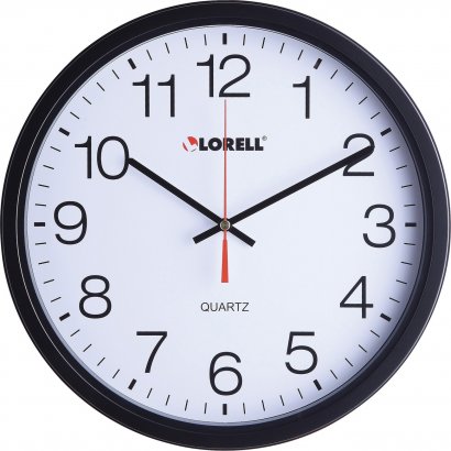 Lorell 12-1/2" Slimline Wall Clock 61008