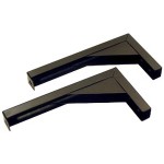 Elite Screens 12" Extended Wall/Ceiling L Brackets ZVMAXLB12-B