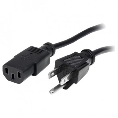 StarTech 12 ft Standard Computer Power Cord - NEMA5-15P to C13 PXT10112