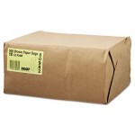 18412 #12 Paper Grocery Bag, 40lb Kraft, Standard 7 1/16 x 4 1/2 x 13 3/4, 500