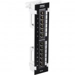 TRENDnet 12-Port Cat5e Unshielded Wall Mount Patch Panel with Included 89D Bracket TC-P12C5V